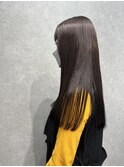 天神/大名/ロング/ワンレン/ぱっつん前髪/オージュア