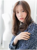 アッシュオリーブ抜け感外国人風ウェーブ巻きc5越谷20代30代40代