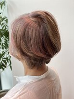 ステアケース 武蔵小杉店(stair:case)&nbsp;ただの白髪ぼかしに飽きた方へ　白髪活かし　ピンクハイライト