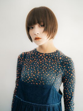 アグ ヘアー ラーク 三島本町タワー店(Agu hair lark) 《Agu hair》マッシュショートボブ 丸みショート3