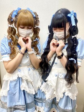 ヘアセットアップス(UP's) 髪型も洋服もアクセもお揃いの可愛さ爆発『ふたごヘアセット♪』