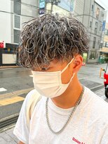 エルマーク 梅田(L-MARK)&nbsp;波巻きパーマスパイラルパーマツイストスパイラルパーマメンズ