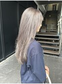ダブルカラーシルバーグレージュケアブリーチハイトーン韓国