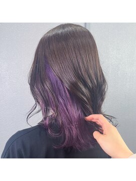 ミル(1001 mille) パープルカラー/ピンクパープル/インナーカラー