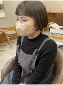 ブリーチ無しオリーブベージュ