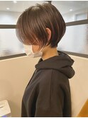 ショートボブ  ショートカット ハンサムショート 丸みボブ