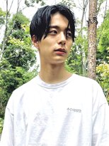 ノイ(noi)&nbsp;センターパートニュアンスパーマツーブロックメンズパーマ