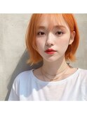 ニュアンスボブ＊ビタミンカラー