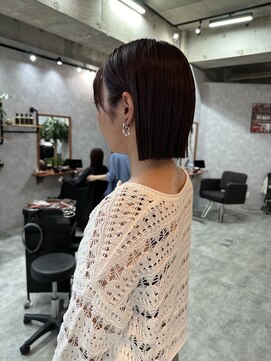 シールドヘアー 沖縄 新都心(C'LD Hair) ぷつっとボブ/切りっぱなしボブ/ミニボブ/ストンボブ/ボブ