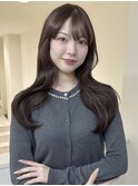 くびれ巻きワンホンレイヤーダブルカラーグレージュ透明感渋谷