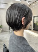 大人ショート 前下がりショート くびれショート 岐阜美容室