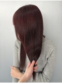 ワインレッド  ブリーチなしWカラー