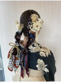 スカーフツインアレンジ×袴アレンジ