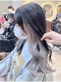 大丈夫インナーカラーシルバー＊*【横浜/横浜駅】