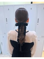 ルーウィン(LE WIN)&nbsp;タイトな編み下ろし