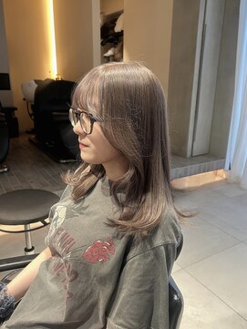 ヘアサロン ガリカ 表参道(hair salon Gallica) ナチュラルハイトーン/ミルクティーベージュ