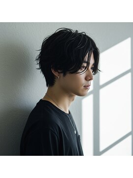 コトナ 越谷店 メンズカット/爽やかに動くフェザーパーマ/センターパート/越谷