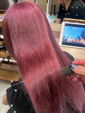 アッシュ 笹塚店(Ash) ピンクカラー/濃いめピンク/ピンクラベンダー