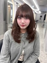 天神美容室&nbsp;【本松美咲】ミディアムレイヤー
