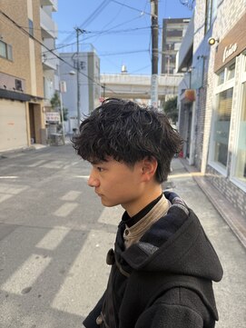 ソワン ドゥ ブレス 立花店(soin de brace) メンズパーマ/シャドウパーマ/尼崎