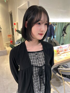 ゼストプラス(ZEST plus) 透明感ダーク×レイヤーボブ