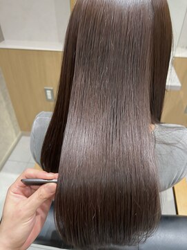 ニカ ボーテ(Nika beaute) 初カラー☆ブリーチなし/透明感カーキベージュ/髪質改善カラー