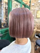 ヘアーラウンジ アンフィ 井土ヶ谷(Hair Lounge Anphi) くすみピンク/ボブ