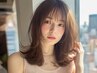 【朝のお手入れが簡単に☆ 】ダメージレスパーマ+カット+ナノバブル