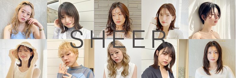 SHEER 北千住店【シア】【8月12日OPEN(予定)】のサロンヘッダー