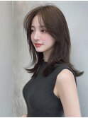 レイヤーカットハイレイヤー顔周りカット韓国風レイヤー髪質改善