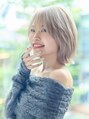 ジアン バイ ミルボン NU茶屋町+(GIEN by milbon)&nbsp;毛先に厚みを残し表面にレイヤーを入れて作る、くびれボブ◎
