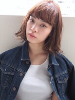 コス(kos) 『nanuk*UEKI』春ボブ*パーマ&カラーで動きのある軽めボブ