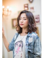 ソーホー ニューヨーク シズオカ(SOHO newyork SHIZUOKA)&nbsp;無造作ニュアンスミディボブ