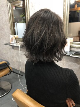 ベースヘアーデザイン(BASE HAIR DESIGN) グレージュ×ボブ