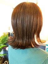 オリオリ(oli-oli)&nbsp;外ハネヘアー/レトロガーリー/カシスカラー◎20代30代40代50代