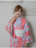 premier models☆夏にモテる浴衣ヘアーアレンジ2