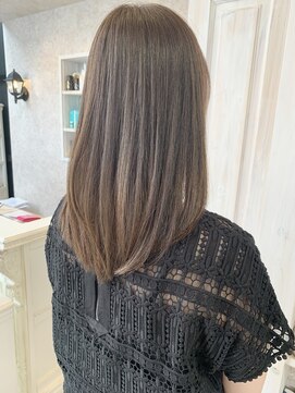 キャアリー(Caary) 福山市美容室Caary 湿気対策 ナチュラルストレートパーマ