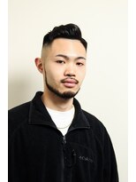 レンゲン(LENGEN)&nbsp;束感刈り上げビジネス七三ツーブロックアップバング３３４