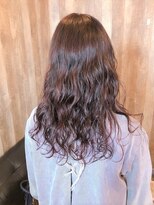 アルム(hair salon Alum)&nbsp;『 バイオレットベージュ☆　デジパでアレンジ簡単スタイル 』