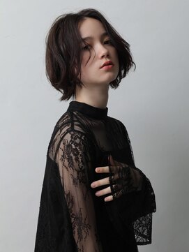 ヘアーカッティングガーデン ジャック モアザン 近鉄奈良店 ボブ/センターパート[奈良/大和西大寺駅/白髪ぼかし]
