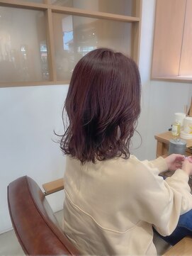 サロン(SALON) 『SALON』20代30代40代大人可愛い外はねミディ　青木晃平