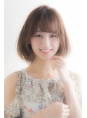ふんわりボブ+3Dイノアカラー  20代 30代 40代