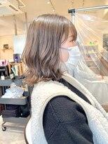 リーフ 王寺店(LEAF≠)&nbsp;大人可愛いボブ/ミルクティーカラー