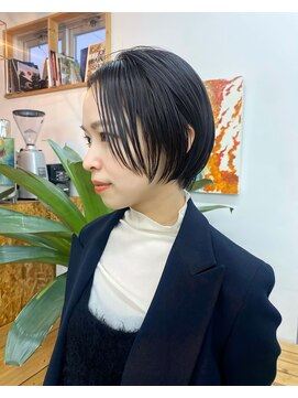 アル 心斎橋(alu) ショートボブ/黒髪カタログ/小顔に見せるヘア