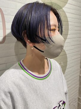 ヘアーデザイン ビビッド(HAIR DESIGN VIVID) ブルーベリーカラー