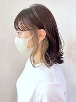 アイティーバイアルバム 北千住店(IT by ALBUM)&nbsp;イヤリングカラー_ショコラアッシュヘルシースタイル_ba400141