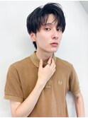 小顔韓国ヘア/センターパート/縮毛矯正/髪質改善/ツーブロック
