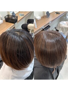 アッシュ 大泉学園店(Ash) 白髪活かしハイライトカラー【Ash大泉学園 横山】