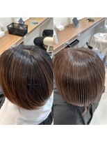 アッシュ 大泉学園店(Ash) 白髪活かしハイライトカラー【Ash大泉学園 横山】