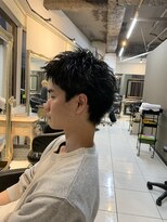 アイズ 海老名(AIZU)&nbsp;スパイキーショート　ザクザクショート　骨格矯正カット　メンズ